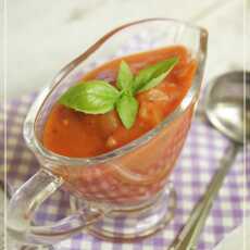 Przepis na Sos pomidorowo - śliwkowy