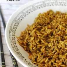 Przepis na Smażony ryż curry