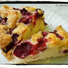Przepis na Ciasto piaskowe z owocami - Fruit Cake Recipe - Torta semplice alla frutta