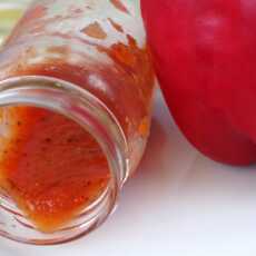 Przepis na Ketchup z pieczonej papryki i cukinii (bez pomidorów)