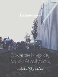 Przepis na Po co nam pszczoła w mieście? Otwarcie Miejskiej Pasieki Artystycznej na dachu CSK w Lublinie