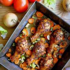 Przepis na Kurczak w pomidorowej marynacie / Tomato marinated chicken