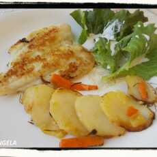 Przepis na Filet z flądry w miodzie i musztardzie - Honey & Mustard Glazed Plaice Recipe - Platessa al miele e senape