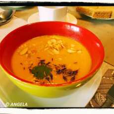 Przepis na Zupa krem z dyni wg Cioci Grażynki - Aunt Grażynka's Pumpkin Creme Soup - Crema di zucca della zia Grażynka