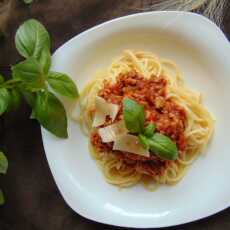 Przepis na Spaghetti alla bolognese.
