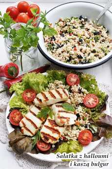 Przepis na Bulgur salad & Halloumi