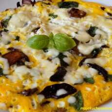 Przepis na Omlet z grzybami i mozzarellą