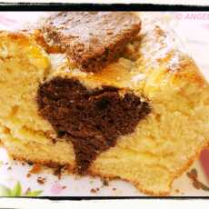 Przepis na Babka z serduszkiem - Inside Heart Cake Recipe - Cake con cuore di cioccolato