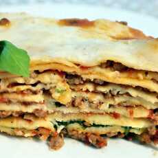 Przepis na Lasagne z mięsem i szpinakiem / Lazania