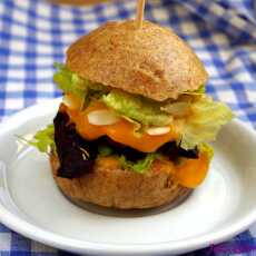 Przepis na Burgery z pieczonymi burakami i kalarepą – wege*, dieta niskohistaminowa