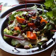 Przepis na Sałatka z dynią i pistacjami / Salad with pumpkin and pistachios