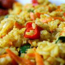 Przepis na Chiński, żółty ryż z curry
