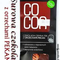 Przepis na Surowa czekolada gorzka 70% z orzechami pekan – Cocoa / SuroVital