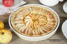Przepis na Rustykalna tarta z jabłkami w formie