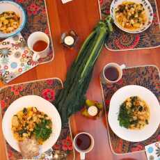 Przepis na Kalafior, ciecierzyca i jarmuż – ciepły garnek curry