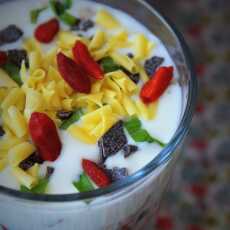Przepis na Płatki jaglane w jogurtach na śniadanie
