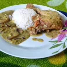 Przepis na Kurczak w sosie brokułowym / Chicken in broccoli sauce 