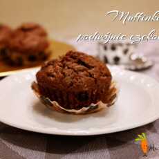 Przepis na Muffinki podwójnie czekoladowe