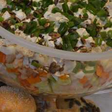 Przepis na Sałatka z kalafiorem i serem feta