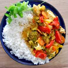 Przepis na Tajskie, czerwone curry z kurczakiem