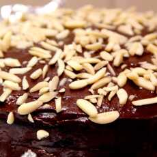 Przepis na Wegańskie urodzinowe ciasto czekoladowe/Vegan birthday chocolate cake