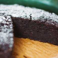 Przepis na Ciasto czekoladowe z cukinii (bez tłuszczu, cukru i glutenu)