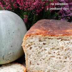 Przepis na Chleb pytlowy na zakwasie z pestkami dyni - październikowa piekarnia