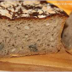 Przepis na Chleb pytlowy na zakwasie z pestkami dyni w październikowej piekarni