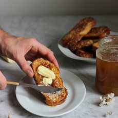Przepis na Śniadanie do łóżka #224: Pieczone kokosowe tosty francuskie