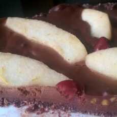 Przepis na Bezglutenowa tarta czekoladowo-orzechowa z gruszkami