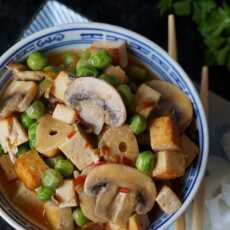 Przepis na Orientalne tofu z warzywami