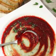 Przepis na Zupa WIR KOLORÓW - zupa z białej fasoli i buraków