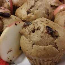 Przepis na Jesienne muffiny z jabłkami, żurawiną i cynamonem