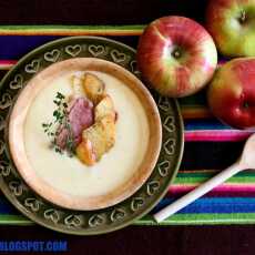 Przepis na Zupa jabłkowo-ziemniaczana z kaczką
