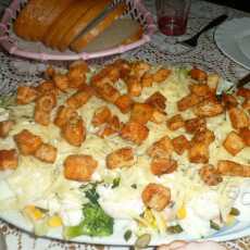 Przepis na Sałatka z brokułem i serem mozzarella
