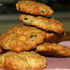 Przepis na Cookies z migdałami i czekoladą