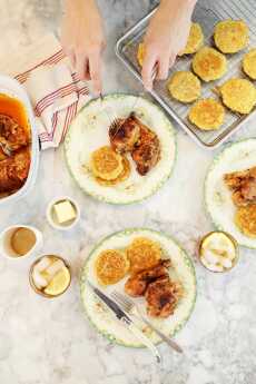 Przepis na The Bakehouse Brunch: Butter Roasted Chicken + Fresh Cron Johnny Cakes