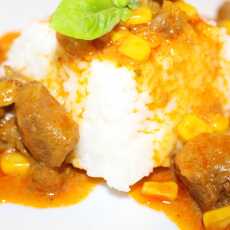 Przepis na Indyk w sosie curry z cynamonem