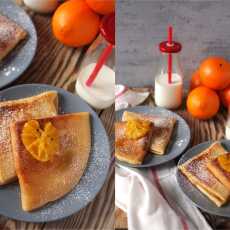 Przepis na Naleśniki z serem i pomarańczami