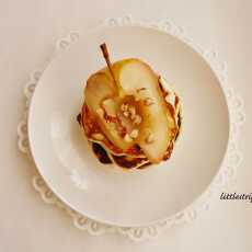 Przepis na Placuszki orzechowe z ricotty z karmelizowanym jabłkiem