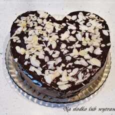 Przepis na Walentynkowe łatwe ciasto czekoladowe