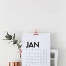 Przepis na Blogowe kalendarze 2017 do pobrania