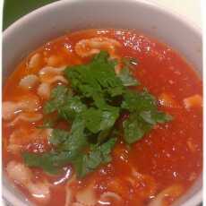 Przepis na Zupa z pieczonych pomidorów i papryki