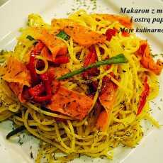 Przepis na Spaghetti z marchewką i ostrą papryczką