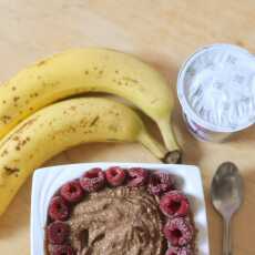 Przepis na Lody czekoladowo-kokosowe z bananów 