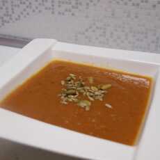 Przepis na Zupa krem z pieczonych pomidorów z mozarellą