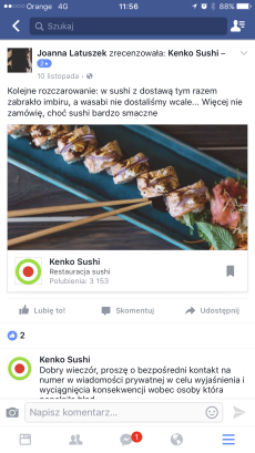 Przepis na Kenko Sushi nie dostaje Muffiny Kulinarnej