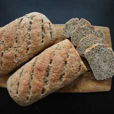 Przepis na Chleb pełnoziarnisty z siemieniem lnianym i słonecznikiem