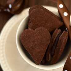 Przepis na Walentynkowe ciasteczka (ostrrre i mocno czekoladowe)