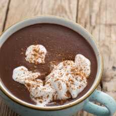 Przepis na Gorąca czekolada (wegańskie, bezglutenowe, bez cukru)